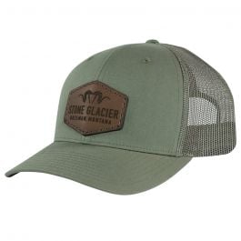 Stone Glacier Leather Patch Trucker Hat