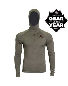 BlackOvis Keele Heavyweight + Merino 1/2 Zip Hoodie