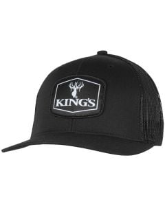 King's Camo Black Logo Patch Hat