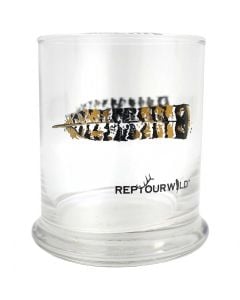 RepYourWild Grouse Feather Metallic Old Fashioned Glass