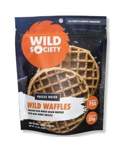 Wild Society Wild Protein Waffles with Honey Drizzle