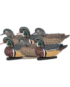 Zink Floater 6 Pack Wood Ducks Decoys