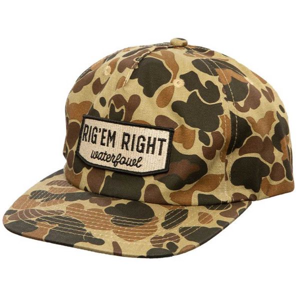 Rig 'Em Right Old School Camo Pinch Front Unstructured Hat