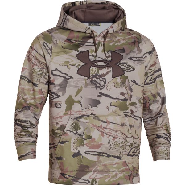 UNDER ARMOUR..COLD GEAR..REAL TREE CAMO..PULLOVER..HOODIE..FLEECE  LINED..JACKET
