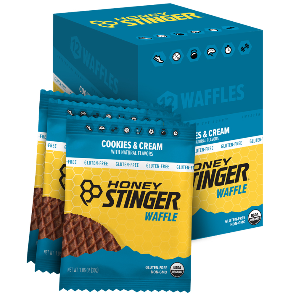 Honey Stinger Cookies And Cream 12 Pack Waffles 