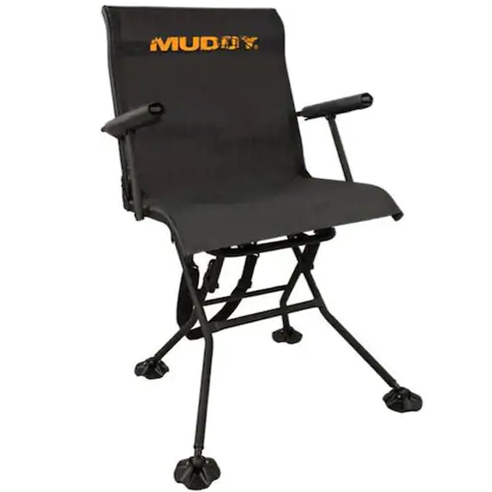 Muddy Outdoors Swivel Seat with Adjustable Legs